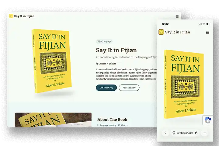 Say It in Fijian website screenshot